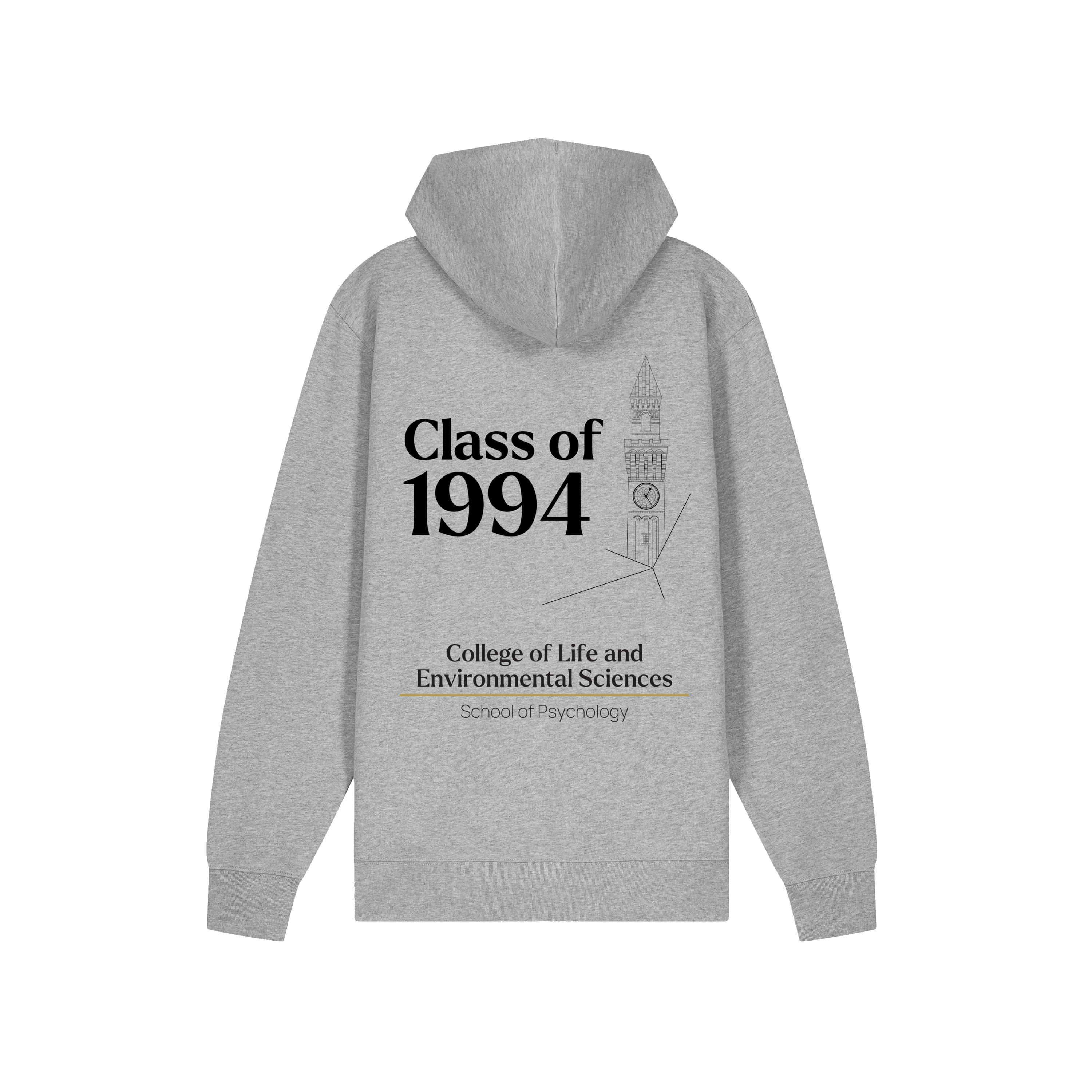 Image of University of Birmingham printed hoodie.