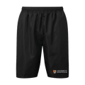 Black shorts with University of Birmingham logo on a transparent background