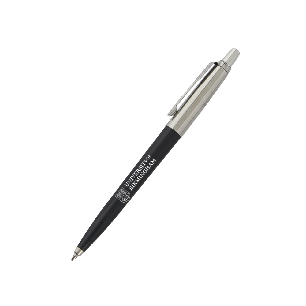Pen with 'University of Birmingham' logo on a white background