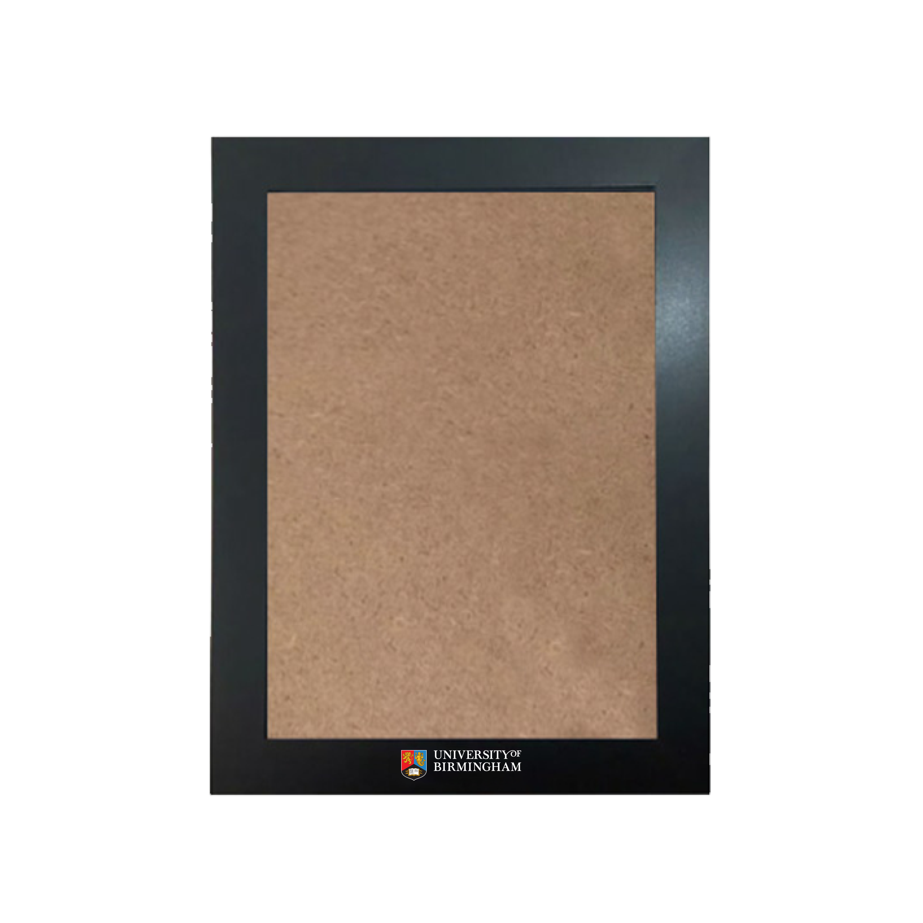 Graduation black frame and University of Birmingham logo