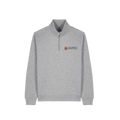 Gray sweatshirt with University of Birmingham logo on the chest against a transparent background